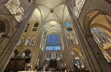Notre-Dame Cathedral exterior and interior guided walking tour