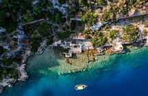 Kekova sunken city boat tour with St. Nicholas Church and Limyra tour
