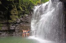 Guided tour to intact jungle and cascading waterfalls