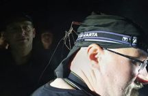 Guided wildlife tour in the Ecuadorian Amazon at night