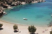 Chalki Island and Alimia Beach boat cruise from Rhodes