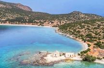 Chalki Island and Alimia Beach boat cruise from Rhodes
