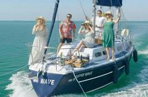 Morning private yacht tour in Lisbon