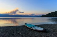 Sunrise stand-up paddleboarding tour in Cala Ratjada