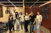 Colombian night experience with salsa, bolirana and tejo in Bogotá