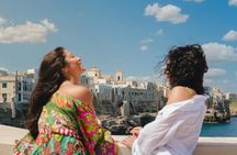 Castellana Caves guided tour and free time in Polignano a Mare from Bari
