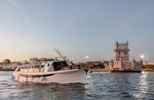 Lisbon sunset cruise with traditional buffet and open bar