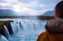 Myvatn, waterfall, hot springs and volcanoes tour from Akureyri
