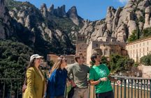 Montserrat beginner horseback ride with monastery small-group tour
