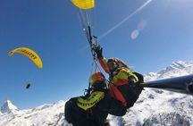 Zermatt tandem paragliding experience with Matterhorn views