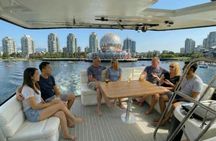 Adults‑only yacht cruise along Vancouver's coastline with drinks