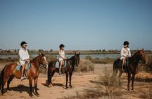 Albufeira lagoon horseback riding experience with hotel pick-up