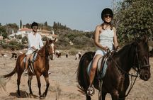 Albufeira lagoon horseback riding experience with hotel pick-up