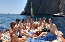Shared boat tour of Capri with limoncello tasting