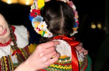 Kraków folk show and traditional Polish dinner experience
