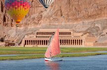 Balloon ride, Kings Valley, Hatshepsut Temple and felucca from Luxor