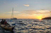 Athens coastline sunset kayak experience