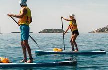 Small-group coastal SUP experience with sea caves and snorkelling