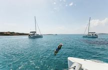 Kolymbia all-inclusive catamaran cruise with lunch and drinks
