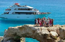 Half-day coastal cruise with lunch and swim stops in Ayia Napa