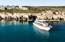 Half-day coastal cruise with lunch and swim stops in Ayia Napa