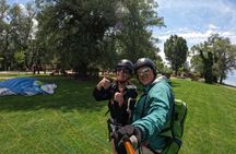 Paragliding experience with pick up in Ohrid