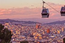 Barcelona Cable Car, Montjuic Castle visit and Magic Fountain show