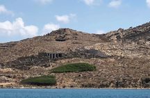 Sunset sailing to Rhenia with Delos self-guided virtual tour