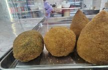 Catania walking tour with street food tasting from Taormina
