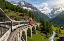 Glacier Express ride from Chur to Andermatt with private pick-up