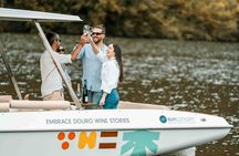 Private 1-hour Douro River solar boat cruise with wine tasting