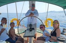 Rhodes private luxury sailing cruise with Mediterasian lunch