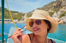 Rhodes private luxury sailing cruise with Mediterasian lunch