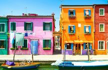 Murano and Burano lagoon boat tour with extended stay in Burano