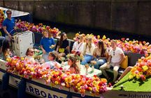 Amsterdam flower boat canal cruise