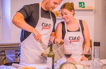 Express pasta and tiramisu cooking class with unlimited wine