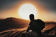 Huacachina desert glamping experience with dinner and sandboarding