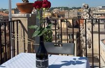 House museum tour with rooftop aperitif and Trevi Fountain in Rome