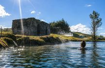Secret Lagoon Hot Spring entry with Reykjavik audio tour and 1GB eSIM