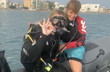 First-time scuba dive at Isla del Fraile from Águilas