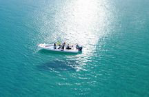 Boat tour to Blue Caves and Limnionas Beach from Agiokampos
