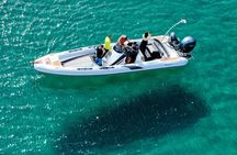 Boat tour to Skiathos from Agios Ioannis and Mouresi
