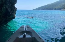 Boat tour to Damouchari and Blue Caves of Veneto from Agiokampos