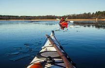 Stockholm Archipelago winter kayak tour with Swedish fika and sauna