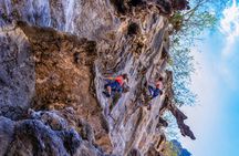 Guided rock climbing experience in Krabi with hotel pick-up