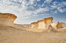 Private rock desert safari with sunset high tea from Doha