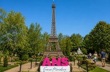 France Miniature entry ticket with Paris audio guide and eSIM