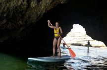 Stand-up paddle adventure along the Albufeira coastline