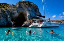 Kolymbia all-inclusive catamaran cruise with lunch and drinks