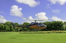 Mauritius scenic helicopter flight from International Airport